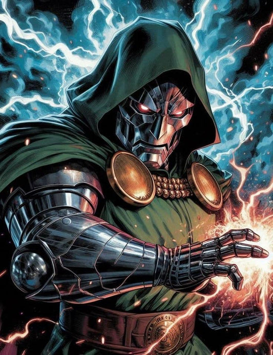 Villainous Character Mystical Energy Print Poster