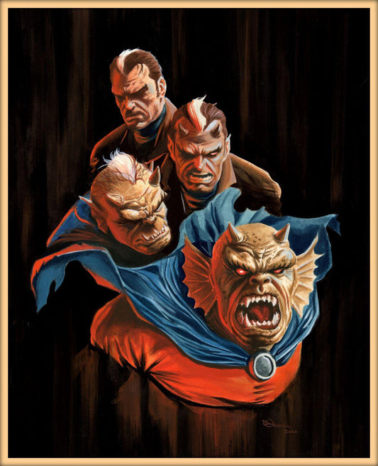 Villainous Characters Artwork (2) Print Poster