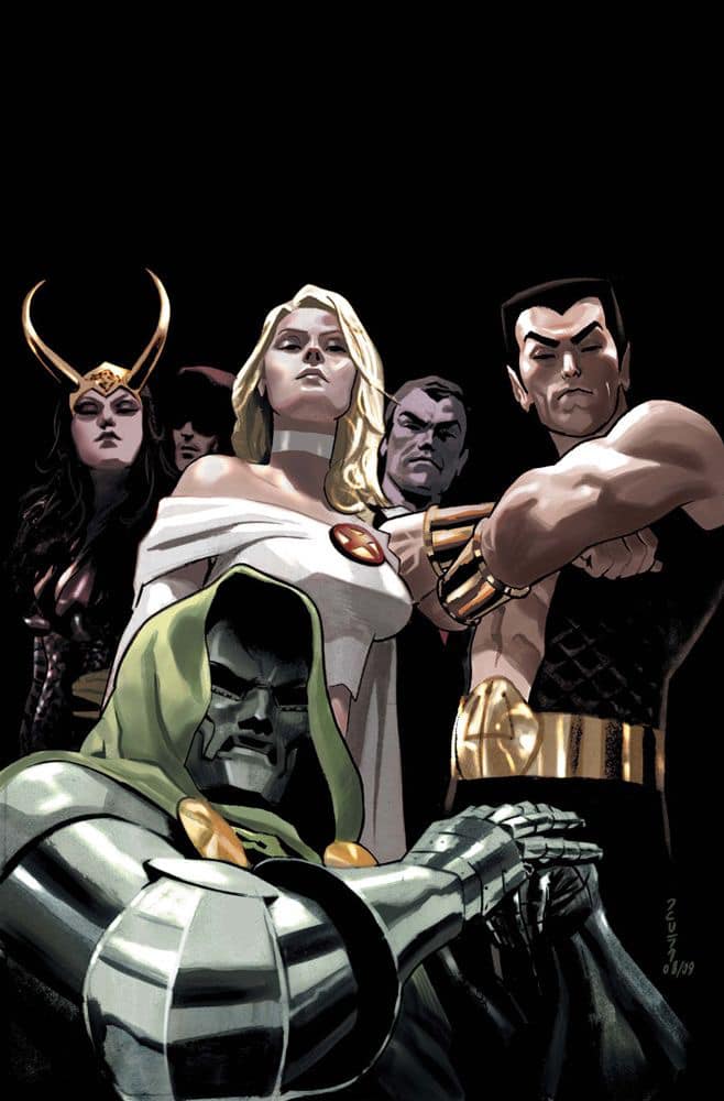 Villainous Characters Comic Art Jigsaw Puzzle