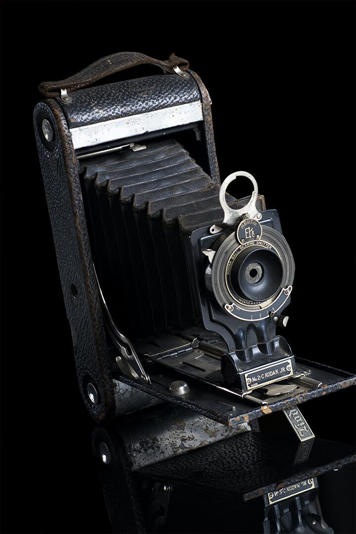 Vintage Folding Camera Old Machine Picture Jigsaw Puzzle