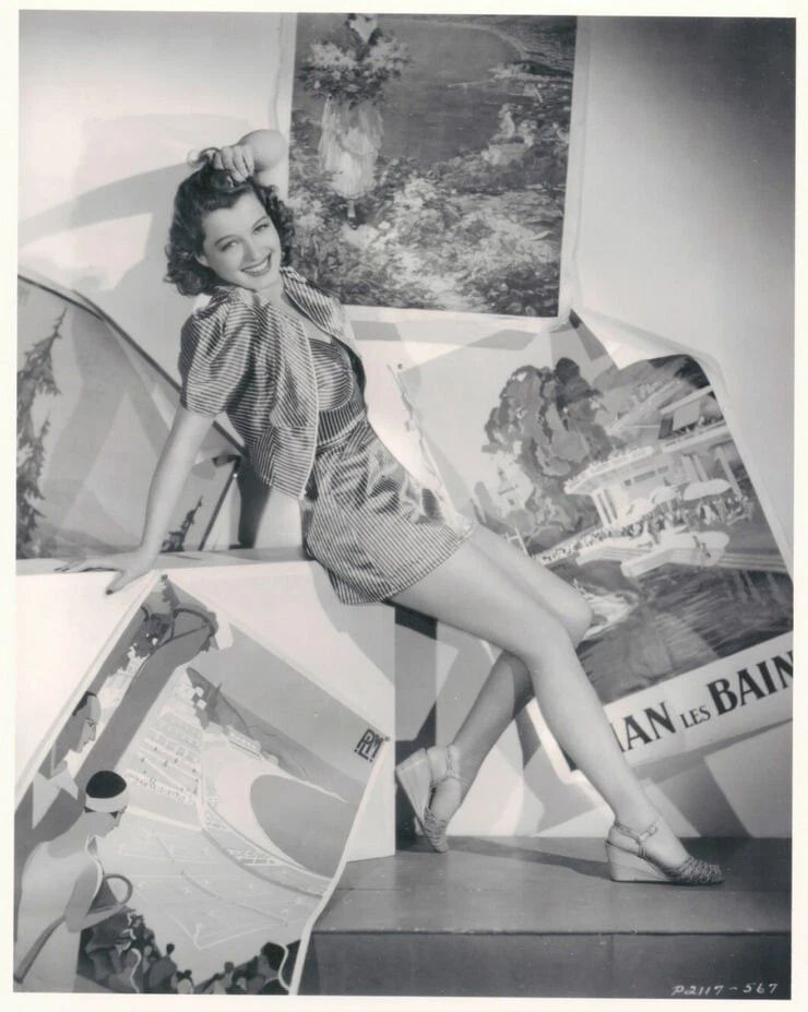 Vintage Hollywood Actress Ellen Drew Classic Retro Picture Magnet