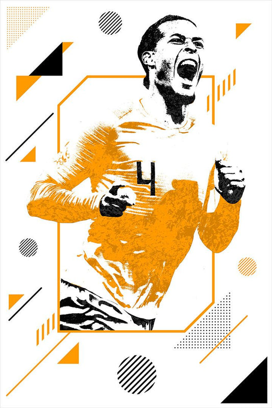 Virgil Van Dijk Football Soccer Player Athlete Jigsaw Puzzle