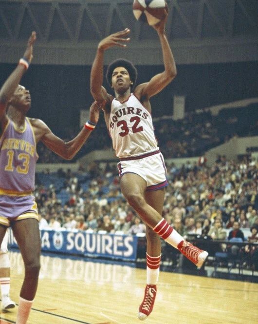 Virginia Squires Julius Dr 2. J Erving Glossy Magnet Aba Basketball Print