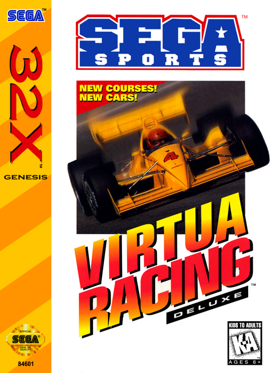 Virtua Racing Deluxe Sega 32X Print Poster