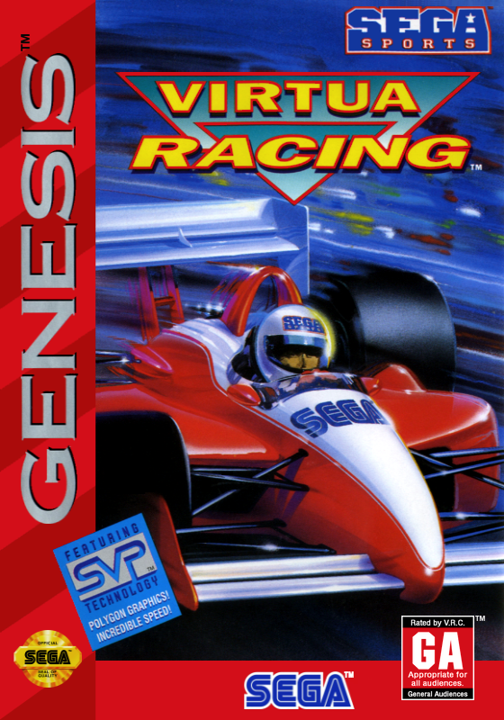 Virtua Racing (Usa) Genesis Print Poster