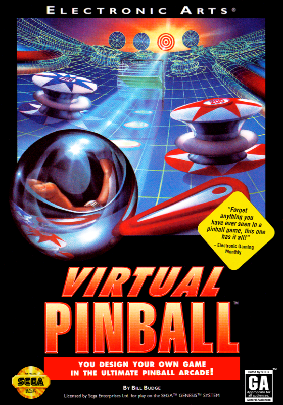 Virtual Pinball (Usa) Genesis Print Poster