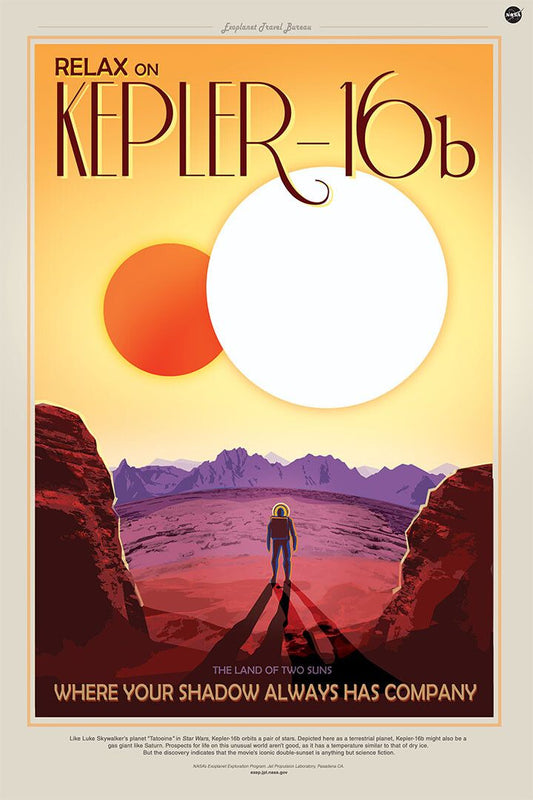 Visit Kepler16B Space Exploration Outer Space Travel Jigsaw Puzzle