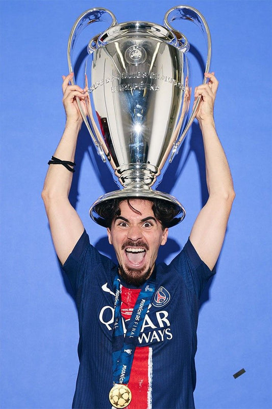 Vitinha Paris Soccer Player Champions Of European Trophy Fans Jigsaw Puzzle