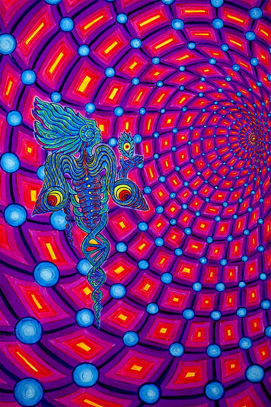 Vivid Phase Space Figure Painting Print Jigsaw Puzzle