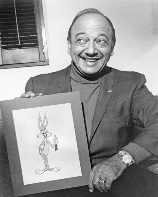 Voice Actor Mel Blanc Glossy Keychain Bugs Bunny Keychain