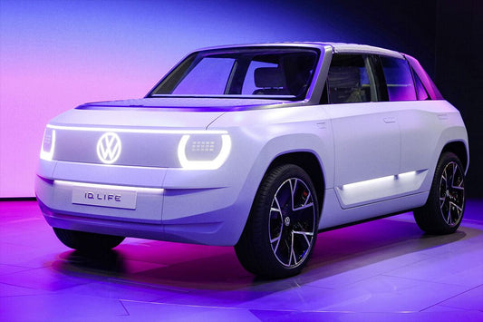 Volkswagen Id Life Concept Car White Art Wall Decor Jigsaw Puzzle