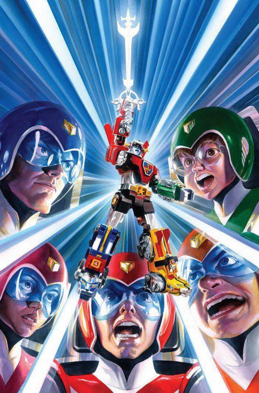 Voltron Team Heroic Battle Print Poster