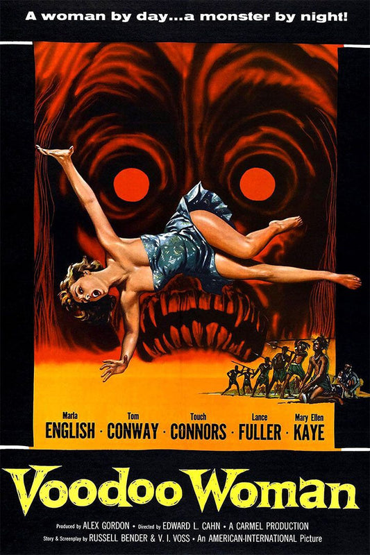 Voodoo Woman Movie Vintage Horror Science Fiction Jigsaw Puzzle