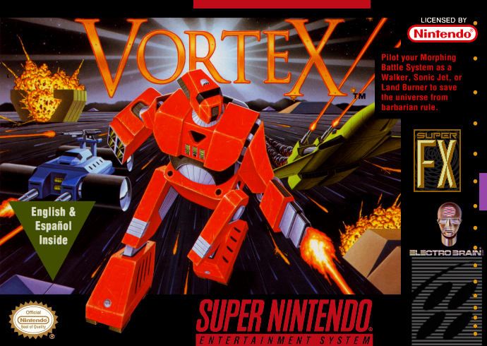 Vortex (Usa) Snes Print Poster
