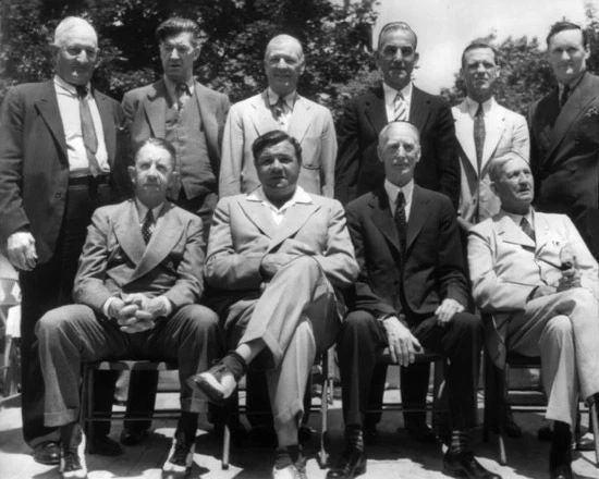 Wagner, Mack, Ruth, Speaker, Lajoie, Sisler, Young & Johnson Glossy Photo