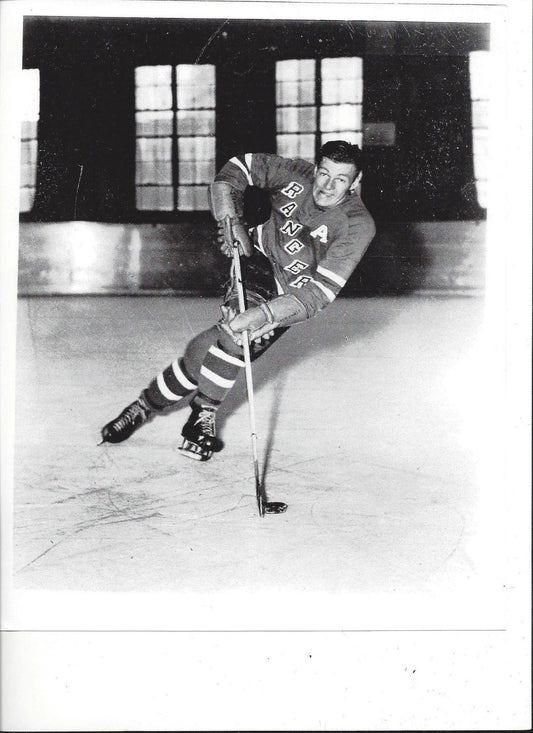Wally Stanowski Magnet Hockey New York Rangers Ny Picture Nhl Bw With Puck