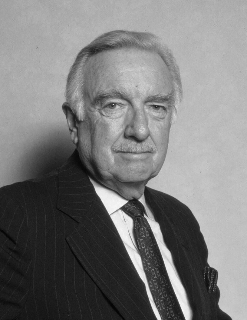 Walter Cronkite Cbs Evening News Broadcast Journalist Picture Magnet