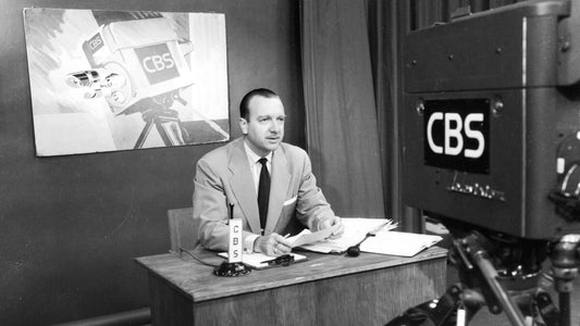 Walter Cronkite In Cbs Evening News Anchor Picture Magnet Print