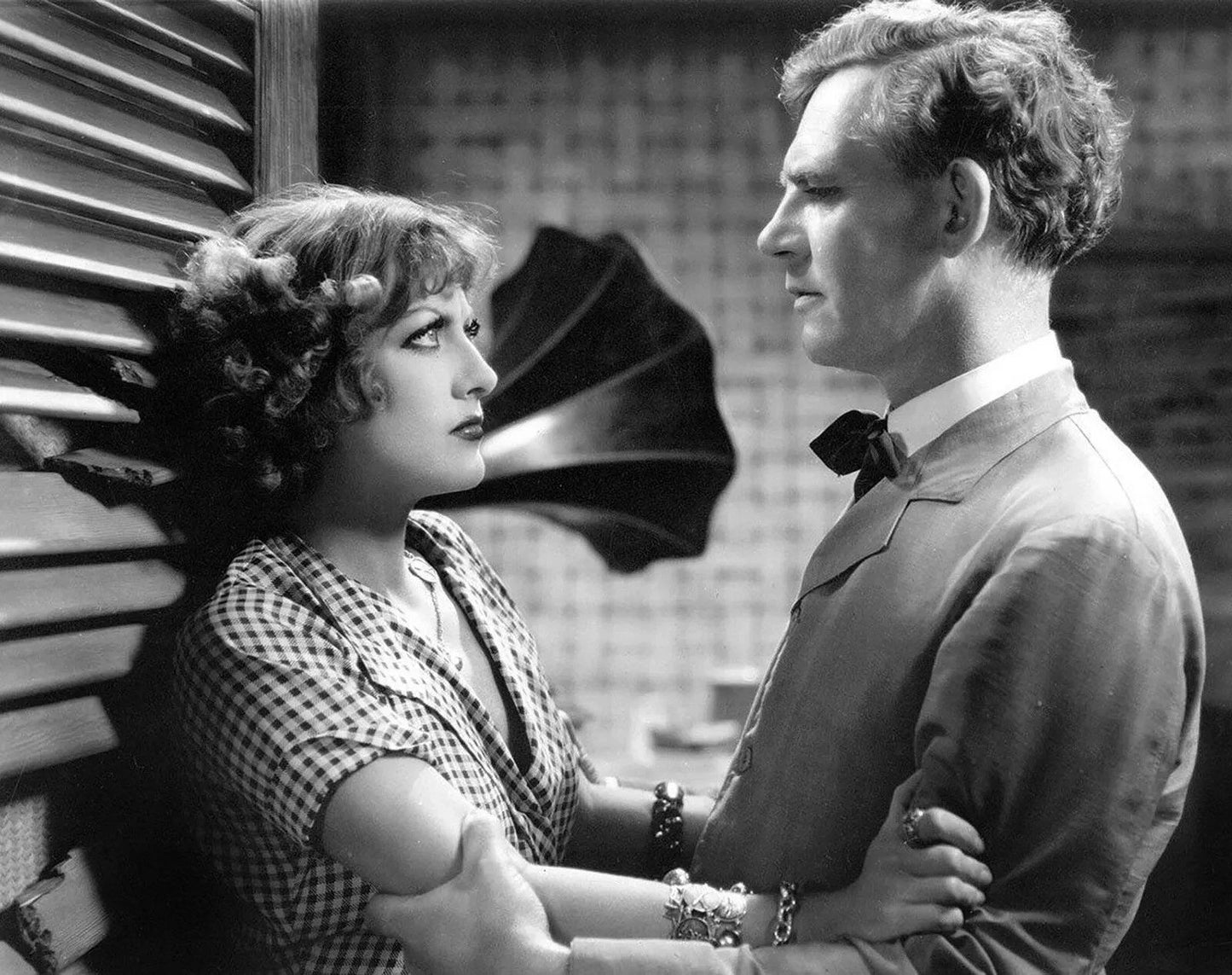 Walter Huston & Joan Crawford In Classic 1932 Film Rain Picture Photo