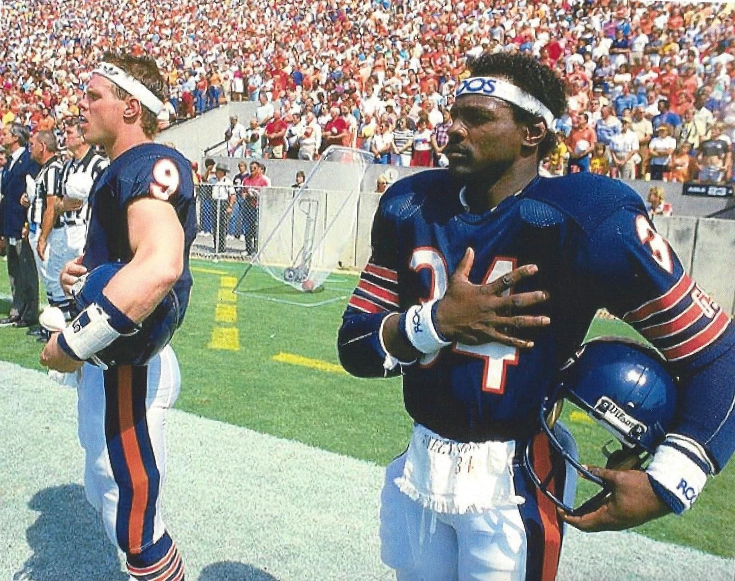 Walter Payton & Jim Mcmahon Photo Chicago Bears Picture Nfl