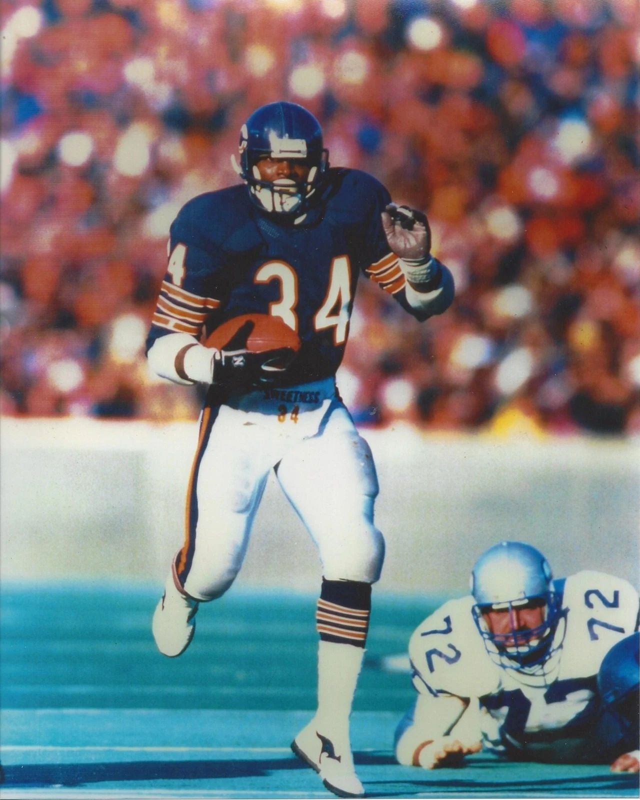 Walter Payton Photo Chicago Bears Picture Vs Seahawks