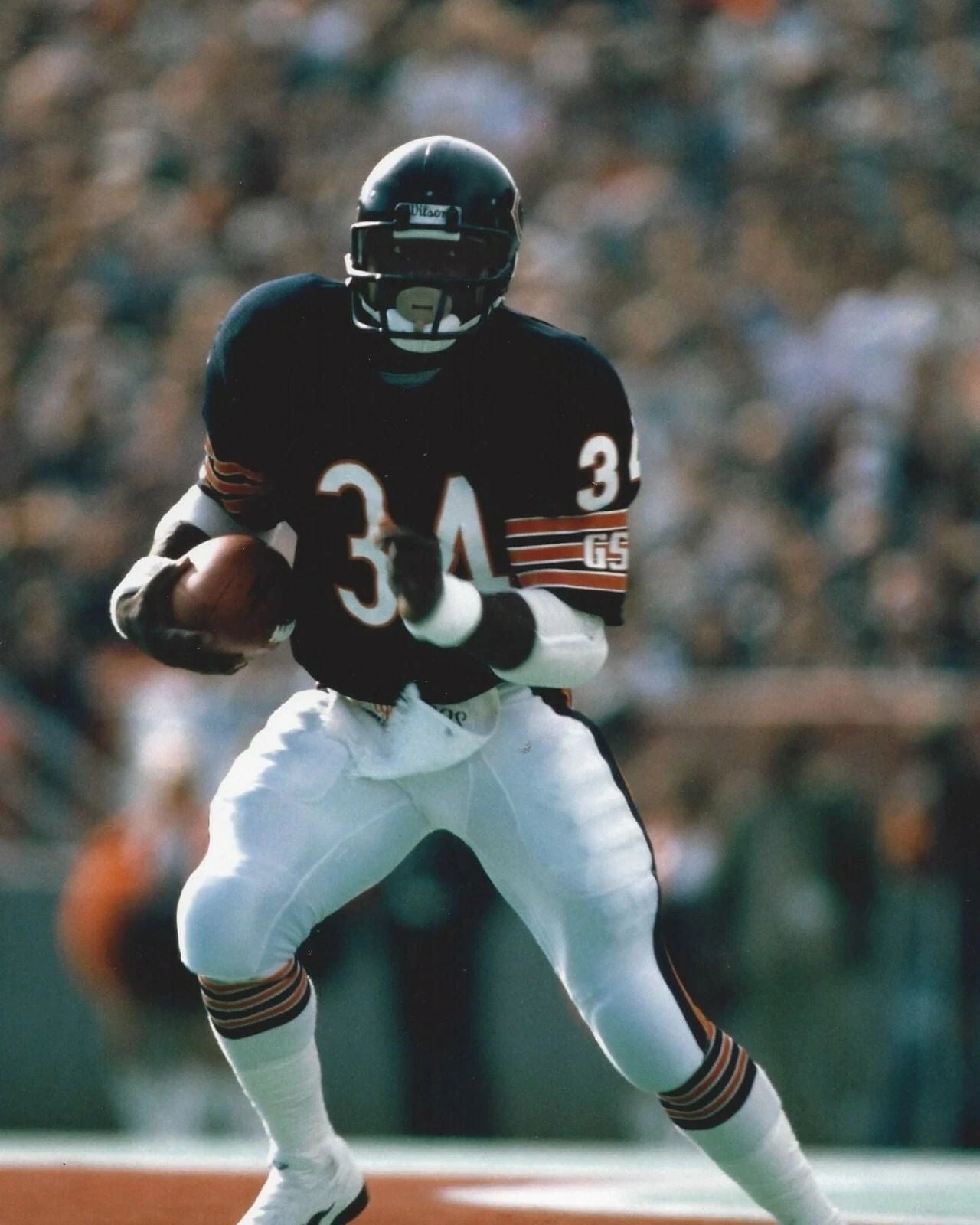 Walter Payton Photo Chicago Bears Picture With Ball