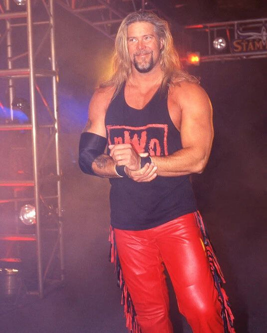 Wcw Pro Wrestler Kevin Nash Glossy Keychain Wrestling Print Nwo Keychain