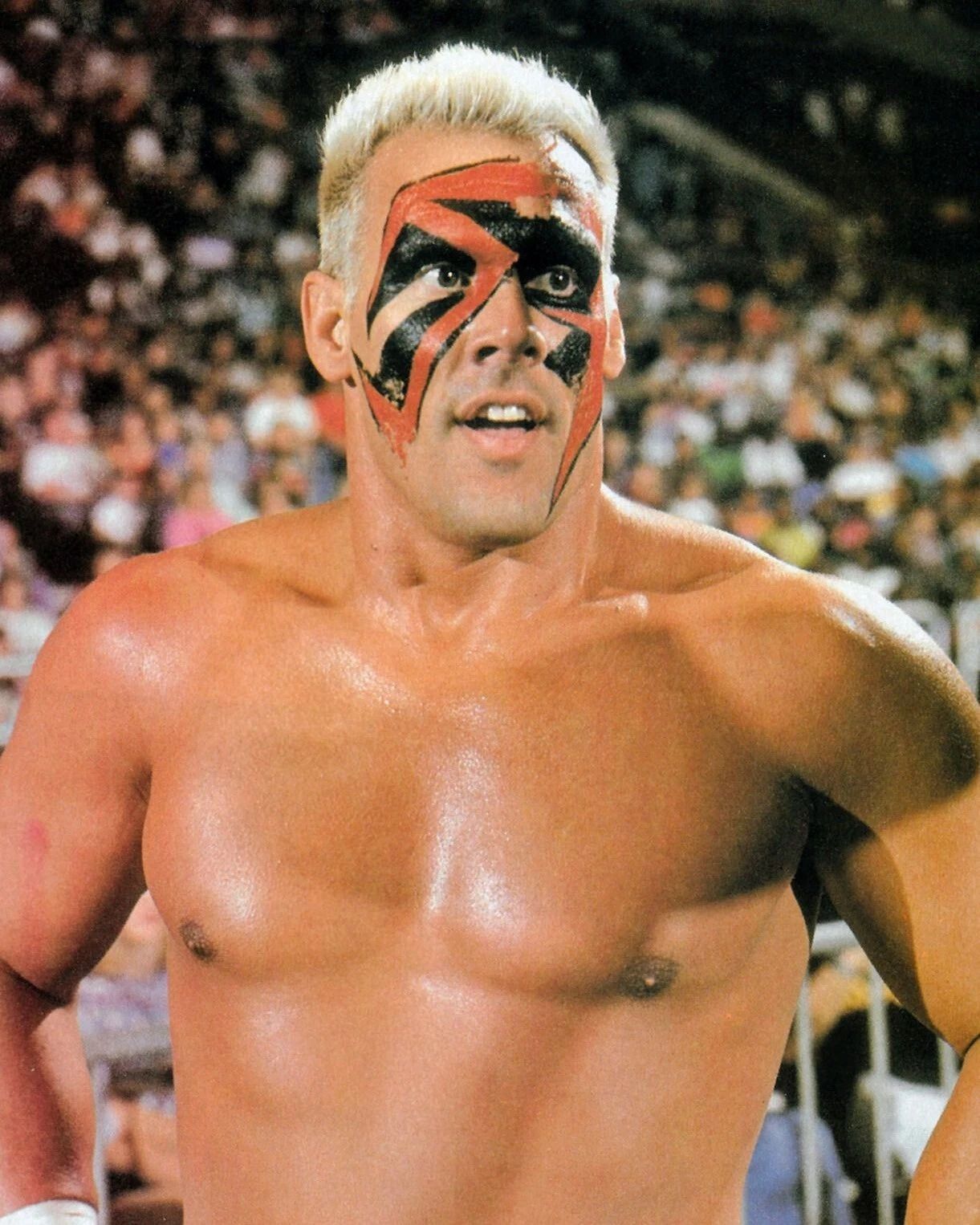 Wcw Pro Wrestler Sting Glossy Keychain Wrestling Keychain 1