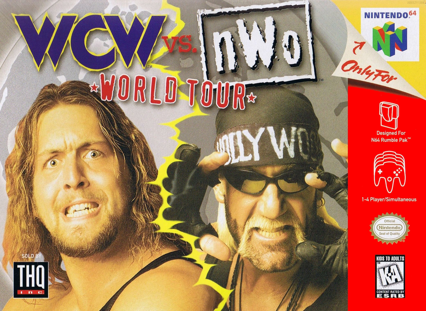 Wcw Vs. Nwo World Tour N64 Print Poster