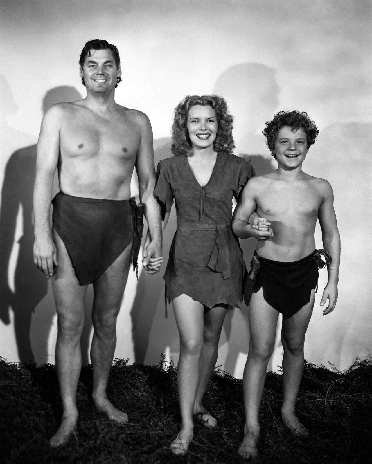 Weissmuller & Brenda Joyce In Tarzan & The Amazons Publicity Magnet