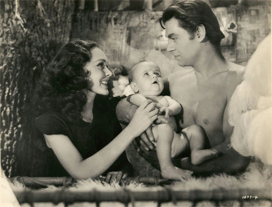 Weissmuller & O'Sullivan In Tarzan Finds A Son Movie Magnet Print