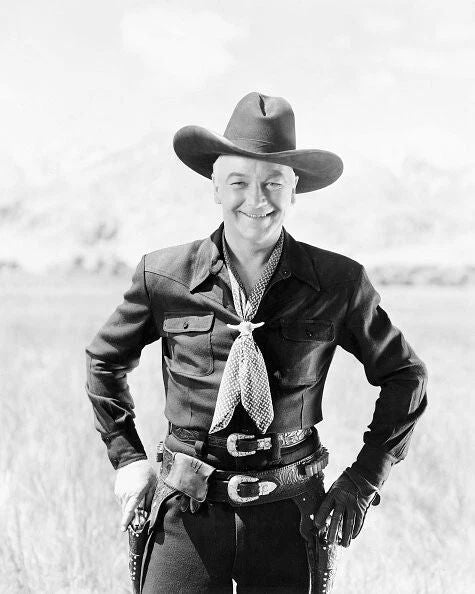 William Boyd As Hopalong Cassidy Vintage Cowboy Western Picture Photo