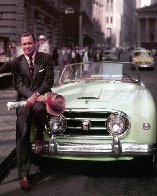 William Holden 1953 Nash Healey In Classic Movie Sabrina Magnet Magnet