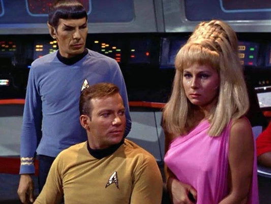 William Shatner Leonard Nimoy Grace Lee Whitney Star Trek Picture Keychain