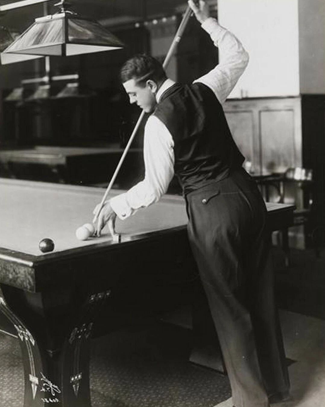 Willie Hoppe Magnet Billiards Pool Picture 2