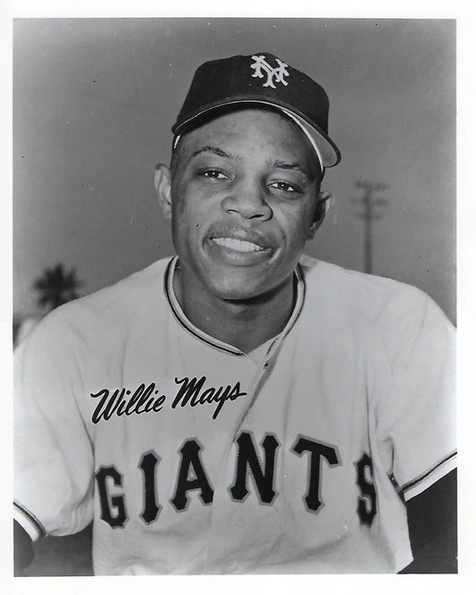 Willie Mays Magnet New York Giants Picture Baseball Mlb Close Up Bw