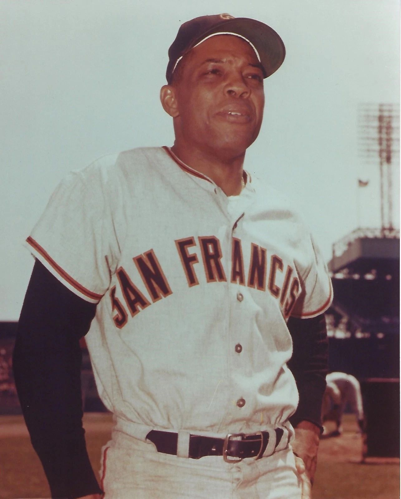 Willie Mays Photo San Francisco Giants Picture Baseball Mlb Close Up Color
