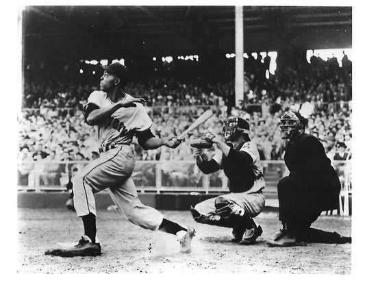 Willie Mays Magnet San Francisco Giants Picture Baseball Mlb Hr Swing