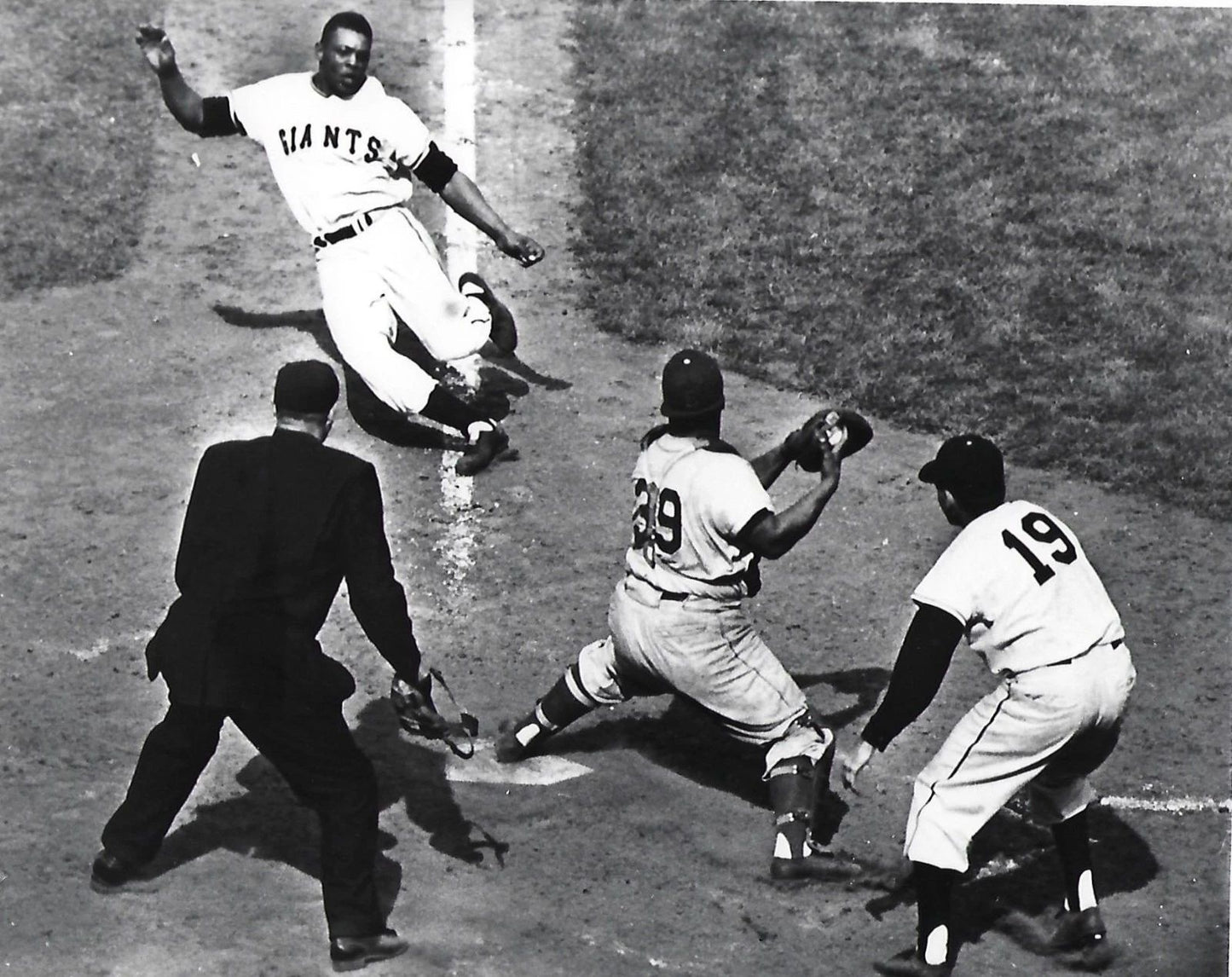 Willie Mays Magnet San Francisco Giants Picture Baseball Mlb Sliding