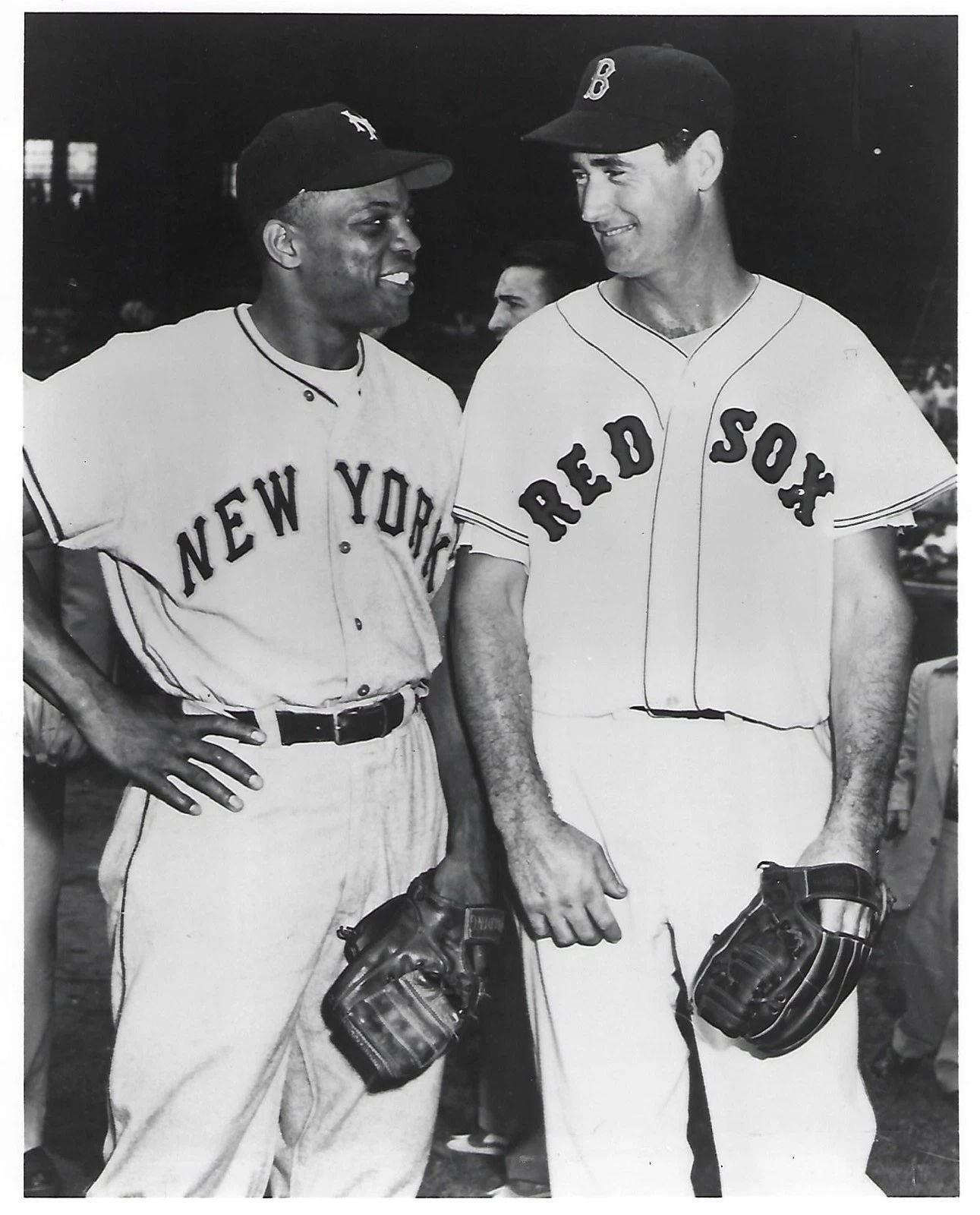 Willie Mays & Ted William Magnet Ny Giants Mets Red Sox Picture Baseball Mlb