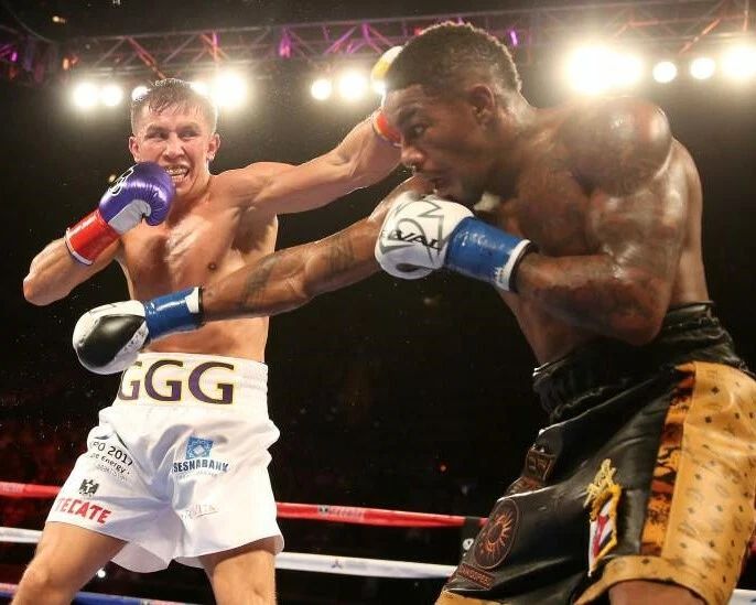 Willie Monroe Jr Vs Gennady Golovkin Photo Boxing Picture Ring Action