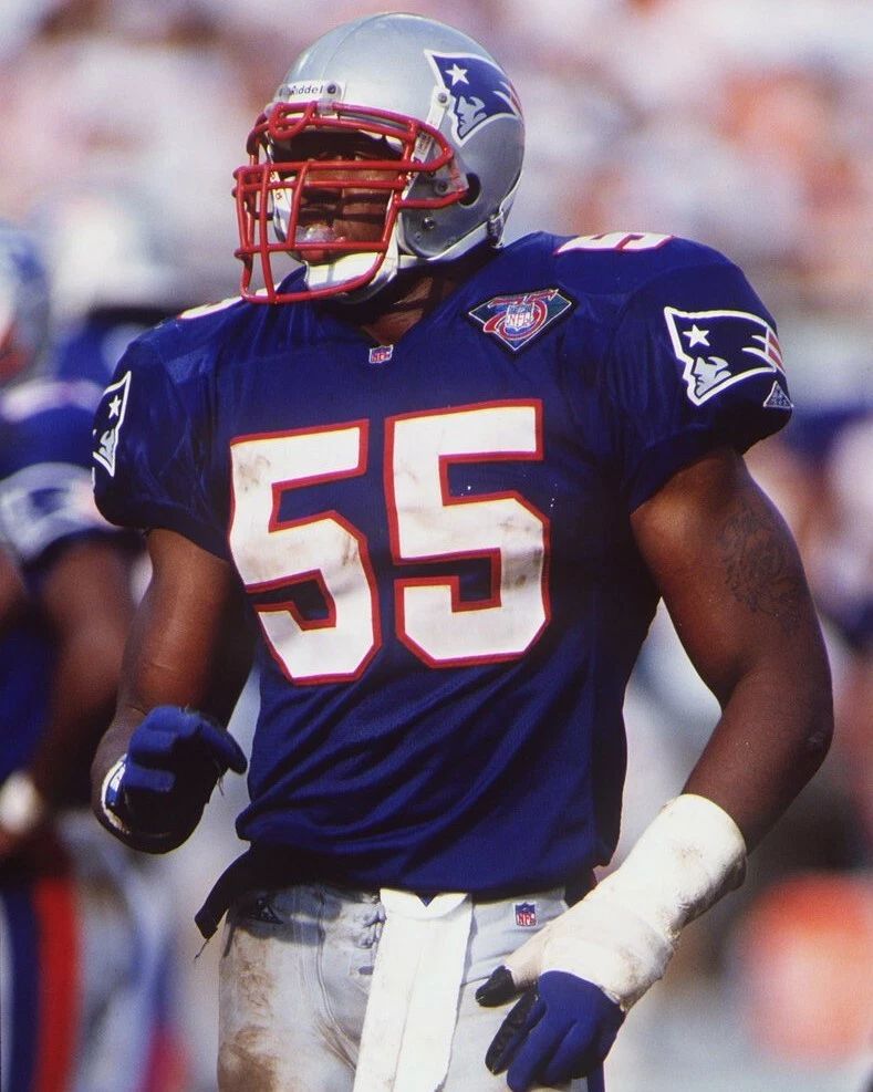 Willie Mcginest Photo New England Patriots Picture Nfl Football Close Up