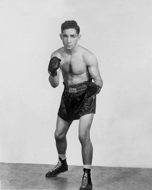 Willie Pep Glossy Photo Featherweight Champion Print Boxing Poster