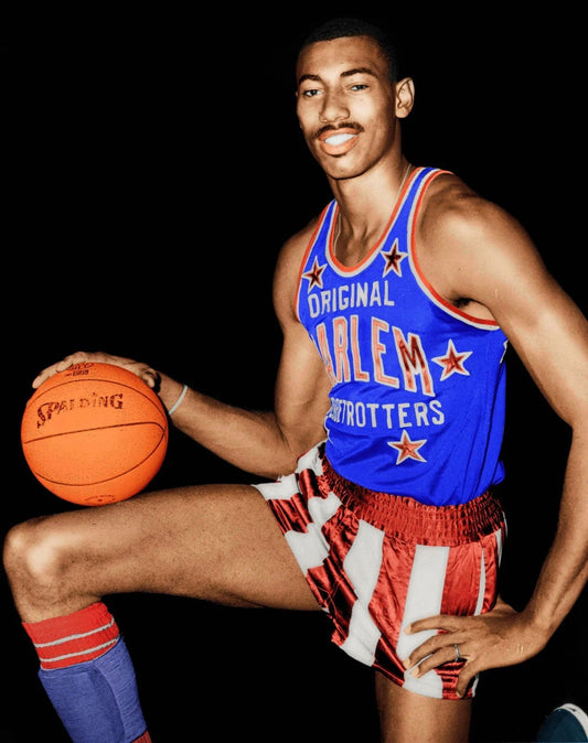 Wilt Chamberlain Photo Harlem Globetrotters Basketball