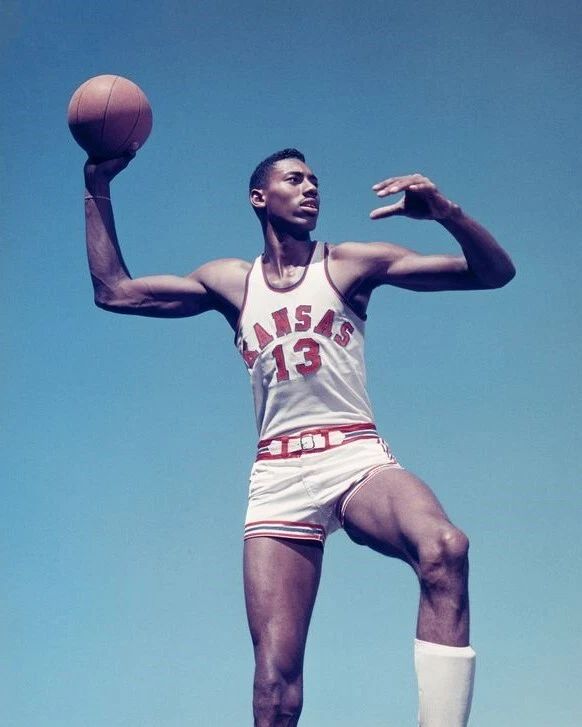 Wilt Chamberlain Photo Kansas Jayhawks Picture Ncaa Basketball