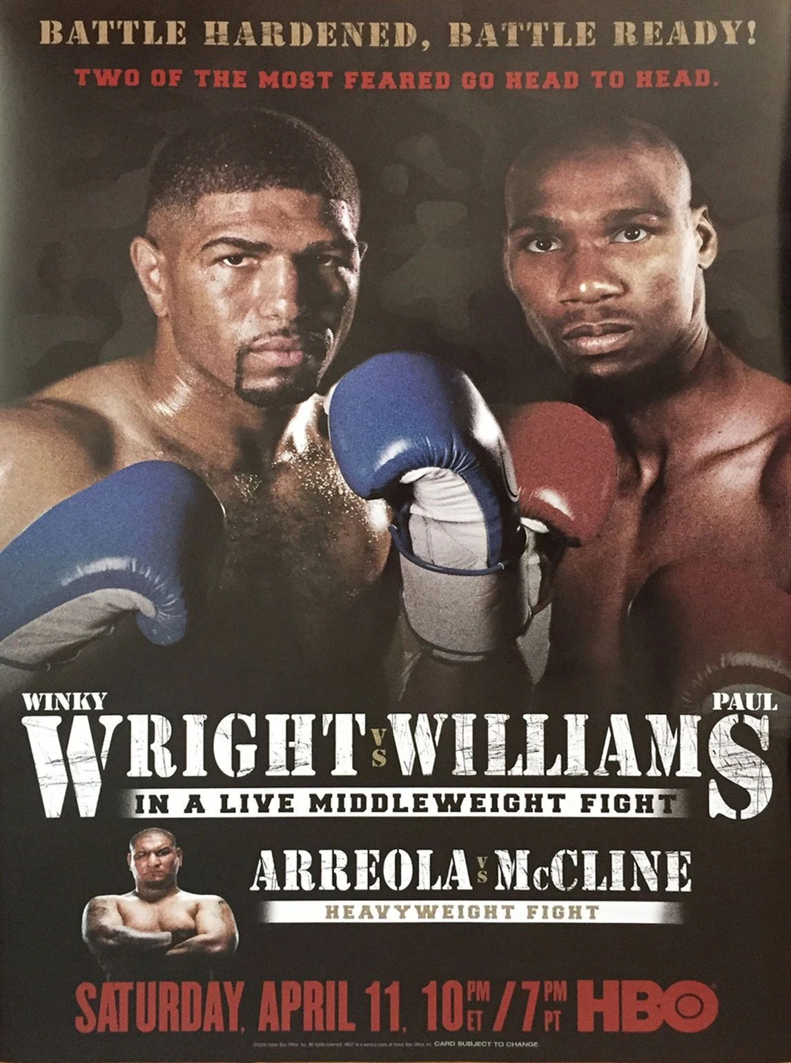 Winky Wright Vs Paul Williams Magnet Magnet Boxing Picture