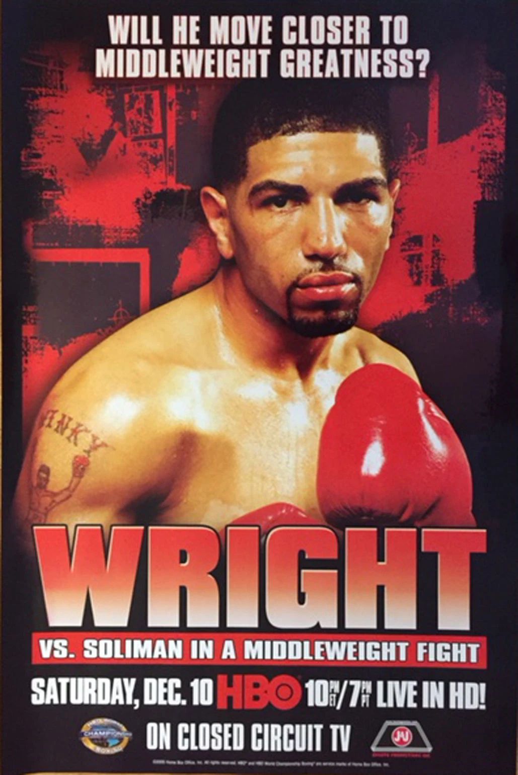 Winky Wright Vs Sam Solimon Magnet Magnet Boxing Picture