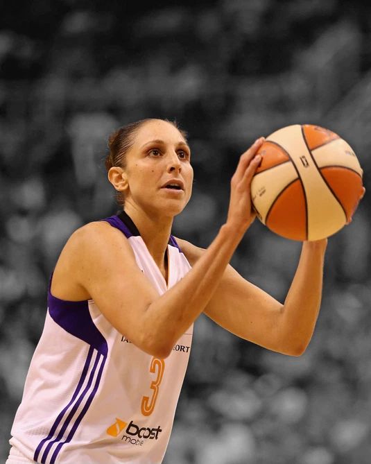 Wnba Phoenix Mercury Diana Taurasi Glossy Keychain Spotlight Keychain