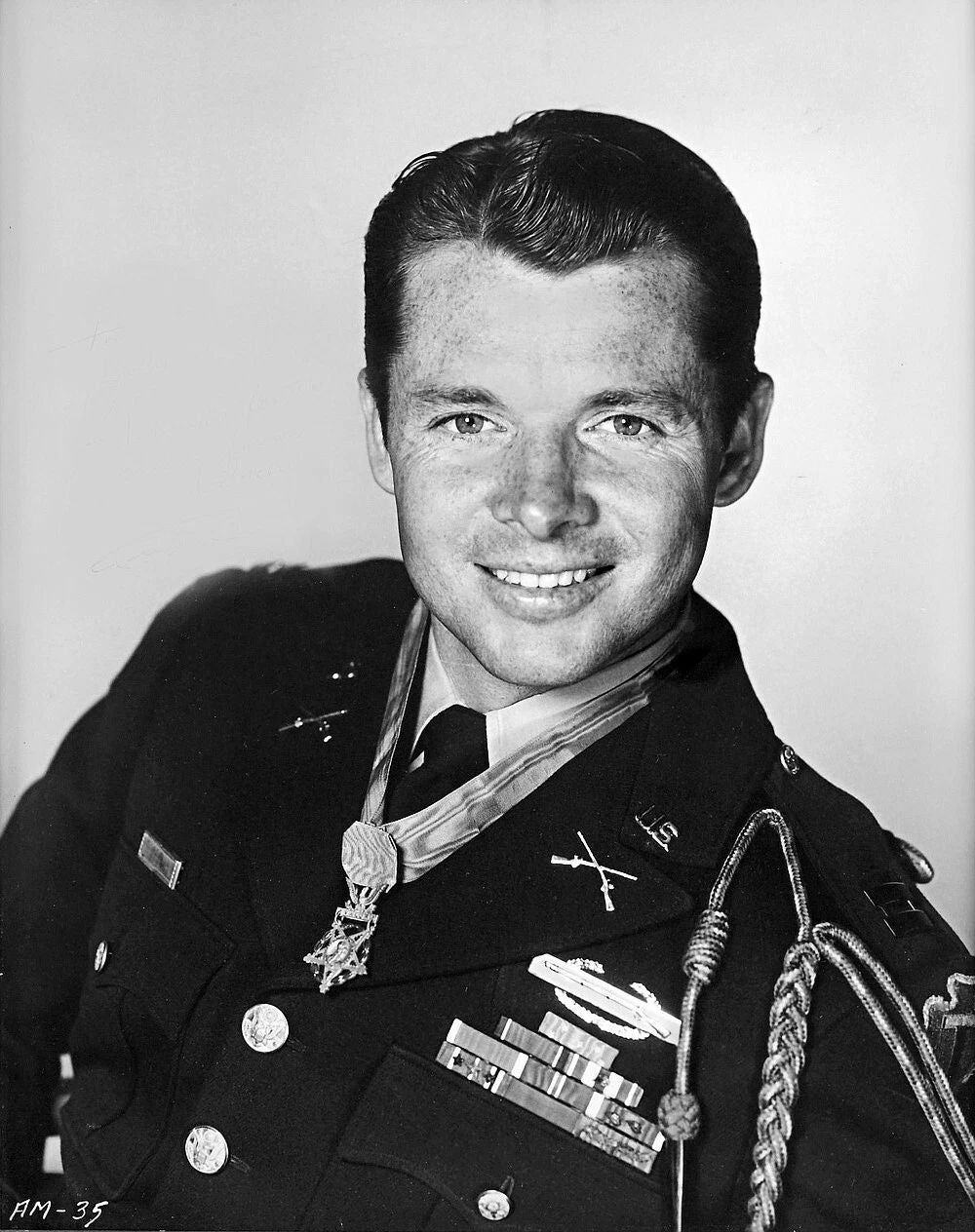 Ww2 Soldier & Actor Audie Murphy Classic Retro Picture Magnet