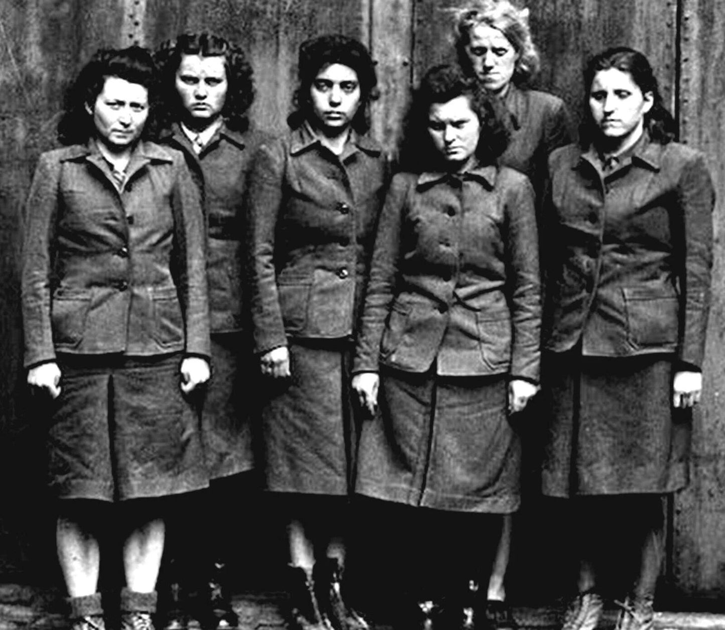 Ww2 World War 2 German Women Prison Guards Historic Poster Photo